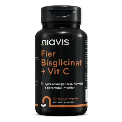 Fier Bisglicinat + Vitamina C 60cps, Niavis