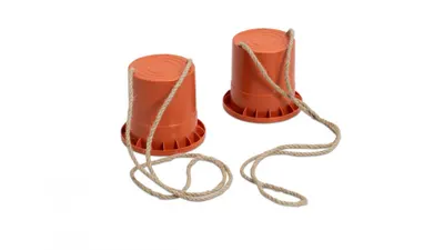 Picioroange colorate portocalii cu sfoară, 12 x ø13 cm