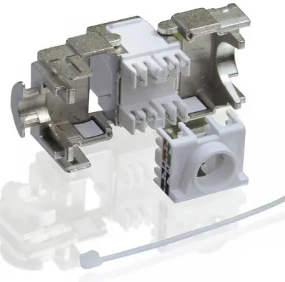 Keystone modular Value Cat.6a RJ45 ecranat, 26.99.0366