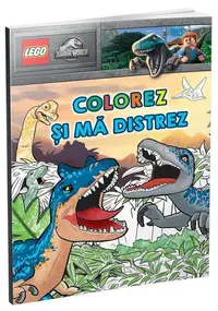Colorez și mă distrez în Jurassic World! - Paperback