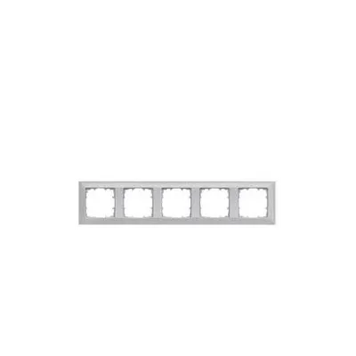 Placa ornament 5 module Aluminiu metalic Siemens Delta