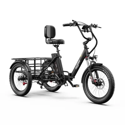 Tricicletă electrică cargo ONESPORT OT30 PRO Baterie 48V 18Ah