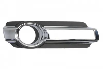 Element bara fata dreapta (cu orficii lampa ceata, negru crom) potrivit MITSUBISHI PAJERO IV FL 01.15