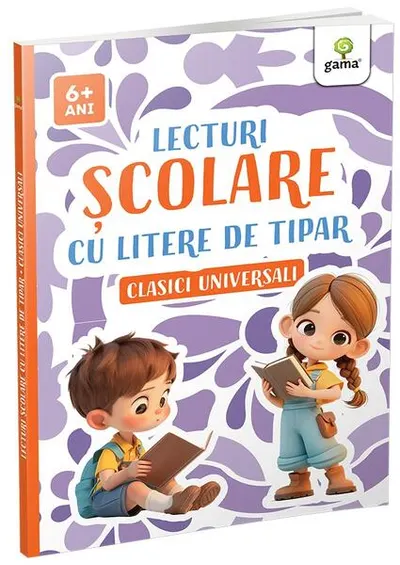 Lecturi școlare cu litere de tipar. Clasici universali - Paperback brosat
