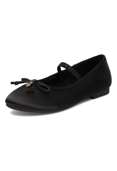Pantofi copii - balerini - negru - textil