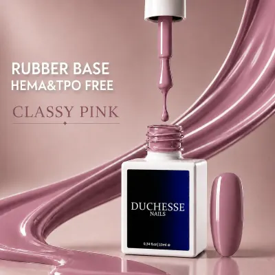 Rubber Base HEMA & TPO FREE, Nuanta Classy Pink, 10 ml - Default Title