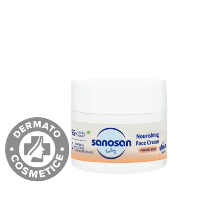 Crema nutritiva de fata pentru piele uscata 0 luni+, 50ml, Sanosan