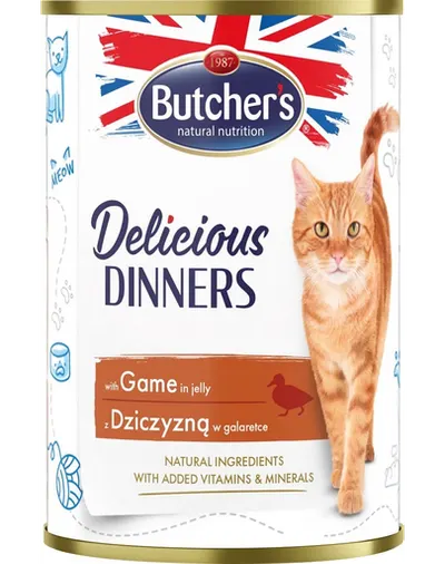 BUTCHER'S Delicious Dinners hrana pisici, vanat in jeleu 400g