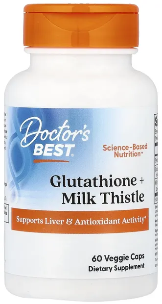 Glutathione + Milk Thistle, 60 capsule, Doctor's Best