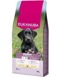 EUKANUBA Puppy Large Breeds Chicken 15 kg hrană căței rase mari, bogată în pui proaspăt