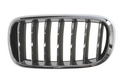 Grila radiator Stanga potrivit BMW X5 (F15, F85), X6 (F16, F86) 2.0D-4.4 2013-2019 - (PURE EXCELLENCE, crom/negru)