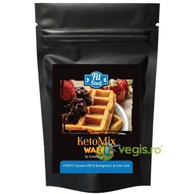 KetoMix pentru Waffe fara Zahar Adaugat, Low Carb 200g