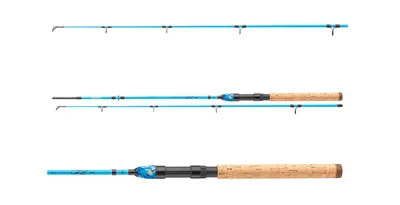 Lanseta pentru copii Daiwa Ninja X Kids blue, 1.60 m, 10-30 g