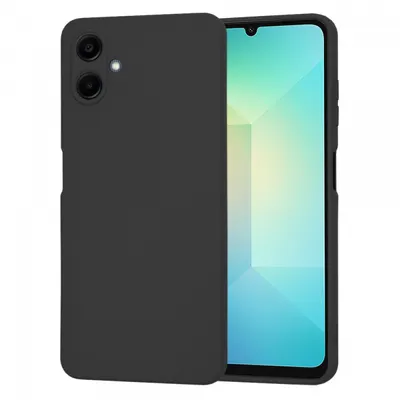 Husa pentru Samsung Galaxy A06 A065, Techsuit, SoftFlex, Neagra