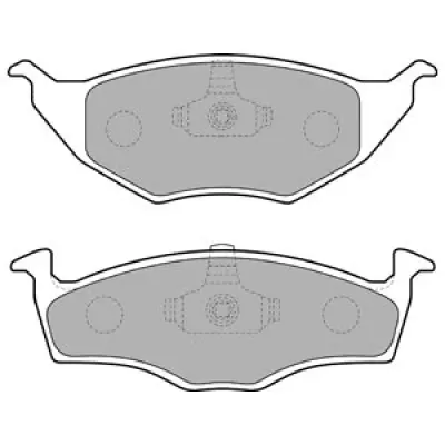 Set placute frana, frana disc DELPHI LP1675
