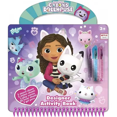 Gentuta cu activitati creative Totum Gaby's Dollhouse T42035