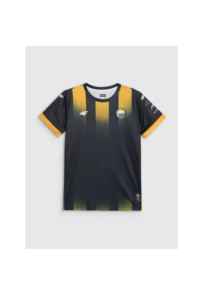 Tricou sport copii - Stal Mielec - negru - croiala regulara - uscare rapida