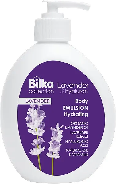 Bilka Lavender&Hyaluron Emulsie hidratantă pentru corp, 350 ml