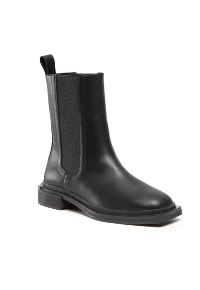 Cizme dama - 301728177 - Piele ecologica - Negru - Negru
