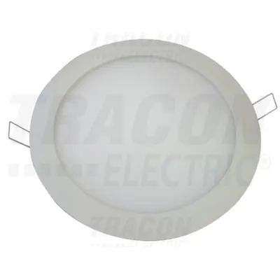 Corp de iluminat incorporabil,cu LED-uri, rotund, alb LED-DL-6NW 220-240 VAC; 6 W; 390 lm; D=120 mm, 4000 K; IP40, EEI=A