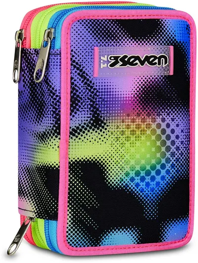 Penar echipat Seven SJ - Fluo, 3 fermoare