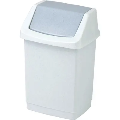 Coș de gunoi gri deschis din plastic 50 l Click-It – Curver