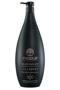 Sampon de Par cu Keratina, EVOQUE Smart Keratin, 1000 ml - Profesional, Anti-Frizz, Fara Sulfati, cu Ulei de Argan si Macadamia