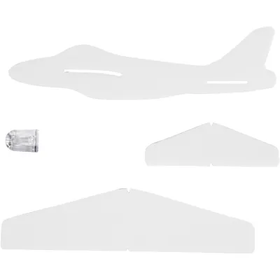 Set de creație: Asamblează și decorează 2 avioane din spumă, 19 x 17,5 cm