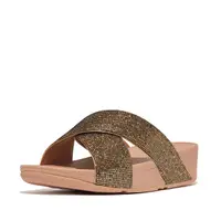 FITFLOP FitFlop Lulu Cross Slide - Glitterball oud goud OUD GOUD 41