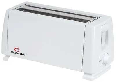 Prăjitor de pâine Elekom - 003, 1300W, 6 viteze, alb