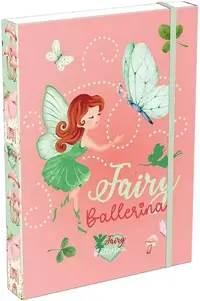 Cutie cu bandă elastică Lizzy Card Fairy Ballerina - A5