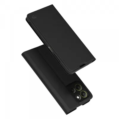 Husa pentru Motorola Moto G86, Techsuit, Magskin Book, Neagra