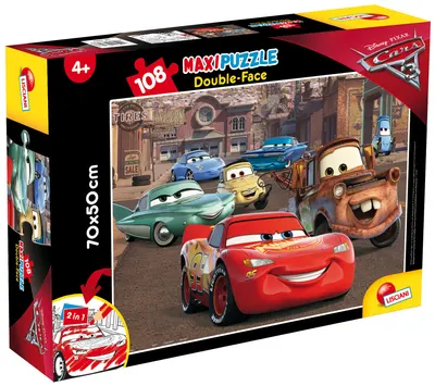 Puzzle cu două fețe Lisciani pentru colorare 108 piese - Concurent