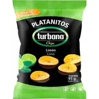 Chips de plantan cu lamaie, 95g, Turbana