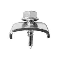 Clema Fixare Gard Bordurat pentru Stalpi Rotunzi, 6.3 x 25 mm, DIN 7504K, Vopsit Zincat