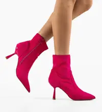 Botine dama Jak Fuchsia
