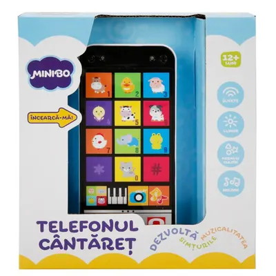Jucarie bebelusi Minibo, Telefonul cantaret