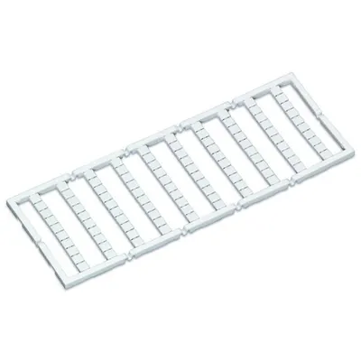 Mini-WSB marking card; as card; MARKED; 1 / 2 (50 each); not stretchable; Horizontal marking; snap-on type; white