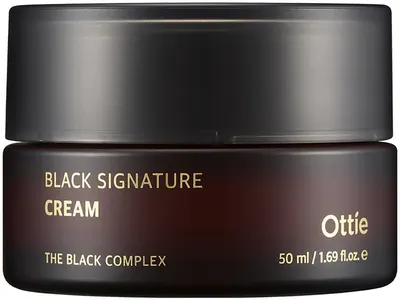 Ottie Black Signature Cremă facială cu mucină de melc negru, 50 ml
