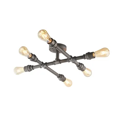 Plafoniera Pipe 6lt semi flush