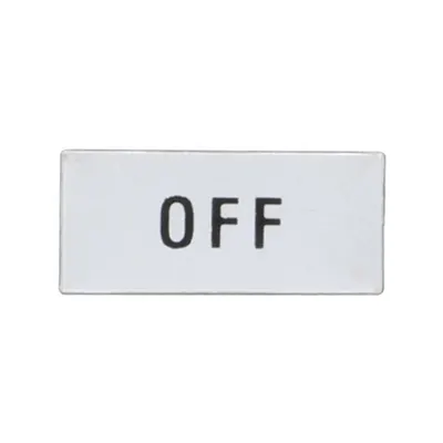 Eticheta cu text pentru LPX AU100 LEGEND HOLDER, OFF