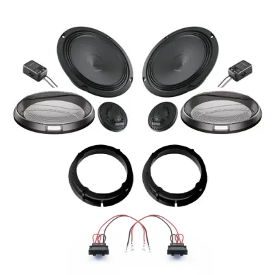Pachet difuzoare auto Audison Prima dedicat usi fata Audi A2 2000-2005, RMS 100 W