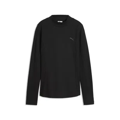 Tricou cu mânecă lungă HER Slim Ribbed pentru femei PUMA