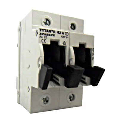 Separator de sarcină pentru portfuzibile D0 TYTAN-II 2p, 63A