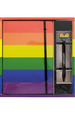 Set carnet si pix: Love is Love