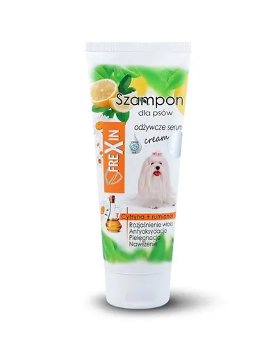 FREXIN Sampon pentru cainii cu par alb si deschis la culoare, 220 g