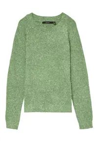 Pulover Dama - Verde - 52% poliester reciclat - 42% poliester - 3% elastan - 3% nailon -