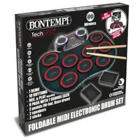 Set de tobe electronice portabile si pliabile, Bontempi Tech