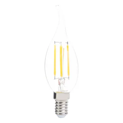 Bec LED lumanare flacara Buc 4.389 307.230 4W E14 2700K