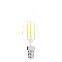 Bec LED lumanare flacara Buc 4.389 307.230 4W E14 2700K